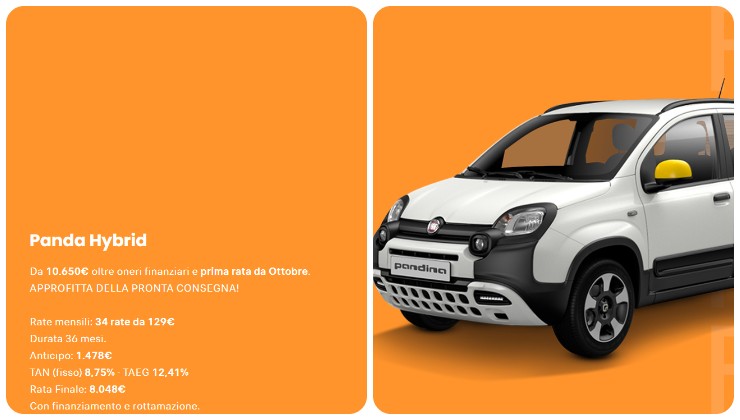Fiat Panda in promozione - dentrolanotiziabreak.it - 20250813