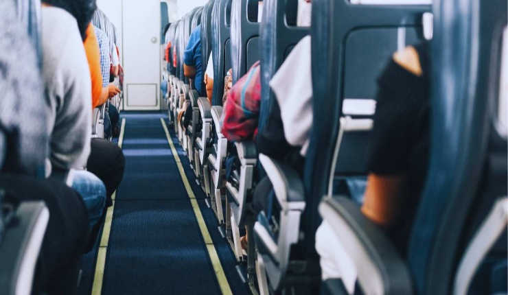 Passeggeri in aereo