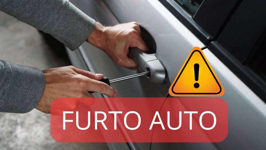 Furto auto in aeroporto