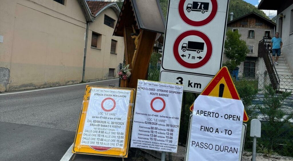 Chiusura del passo Duran, operatori economici lamentano danno e mancanza di pianificazione